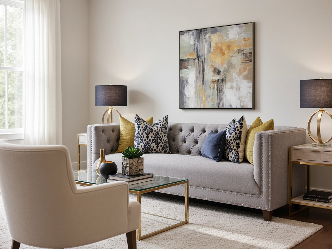 Comfortable seating area in the office